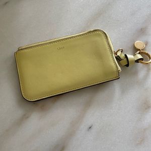 Chloe Soft Yellow Leather Wallet
